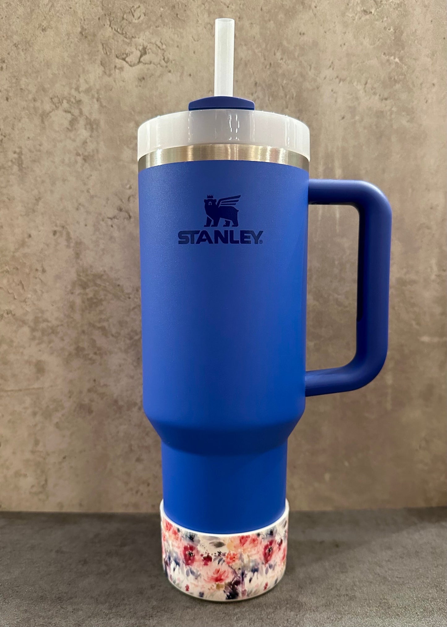 Farmhouse Floral - Silicone Stanley Tumbler Boot 20-40oz