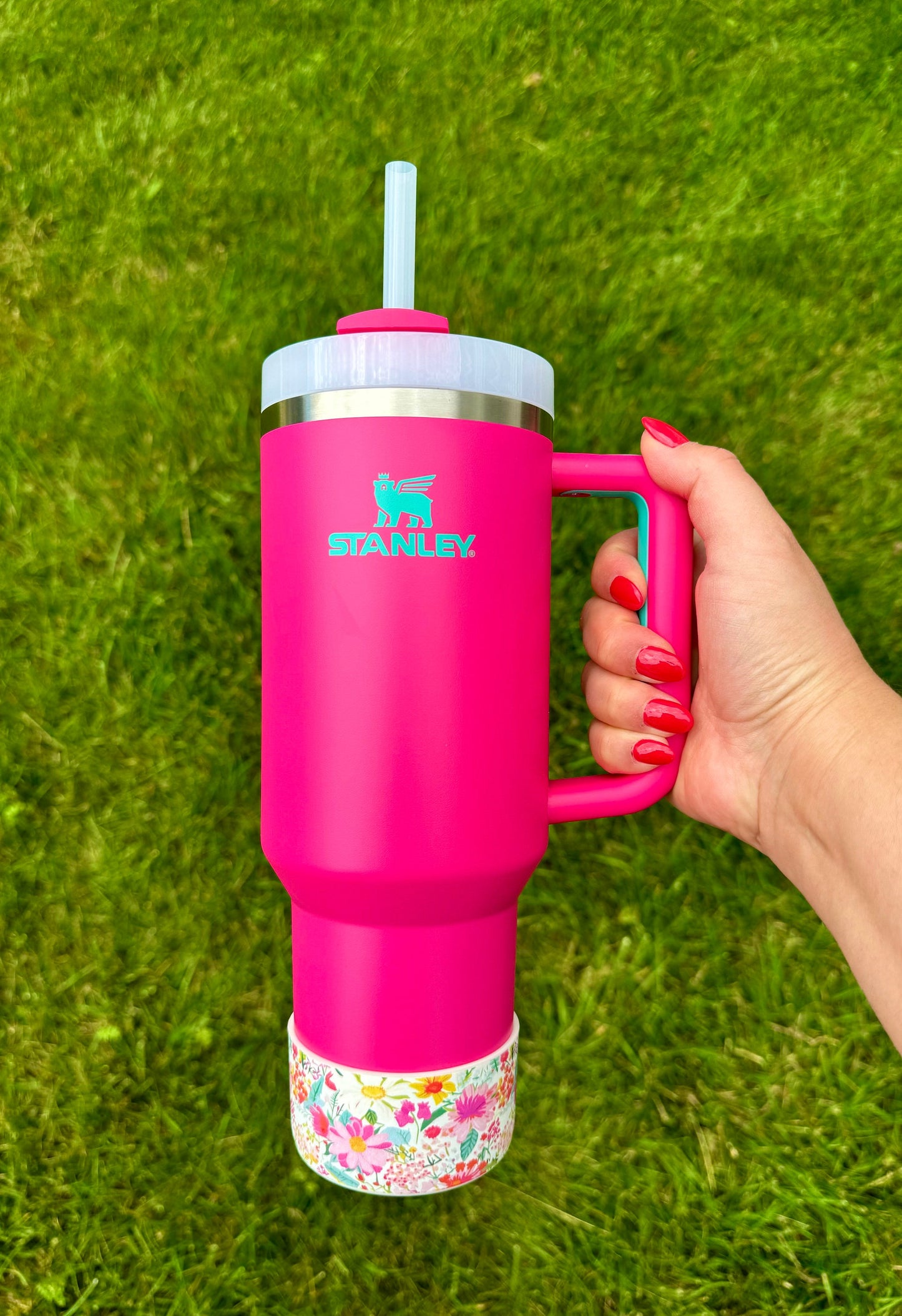 Wildflower Meadow - Silicone Stanley Tumbler Boot 20-40oz