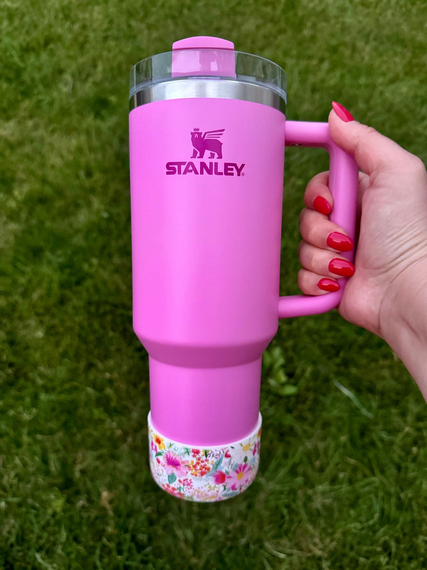 Wildflower Meadow - Silicone Stanley Tumbler Boot 20-40oz