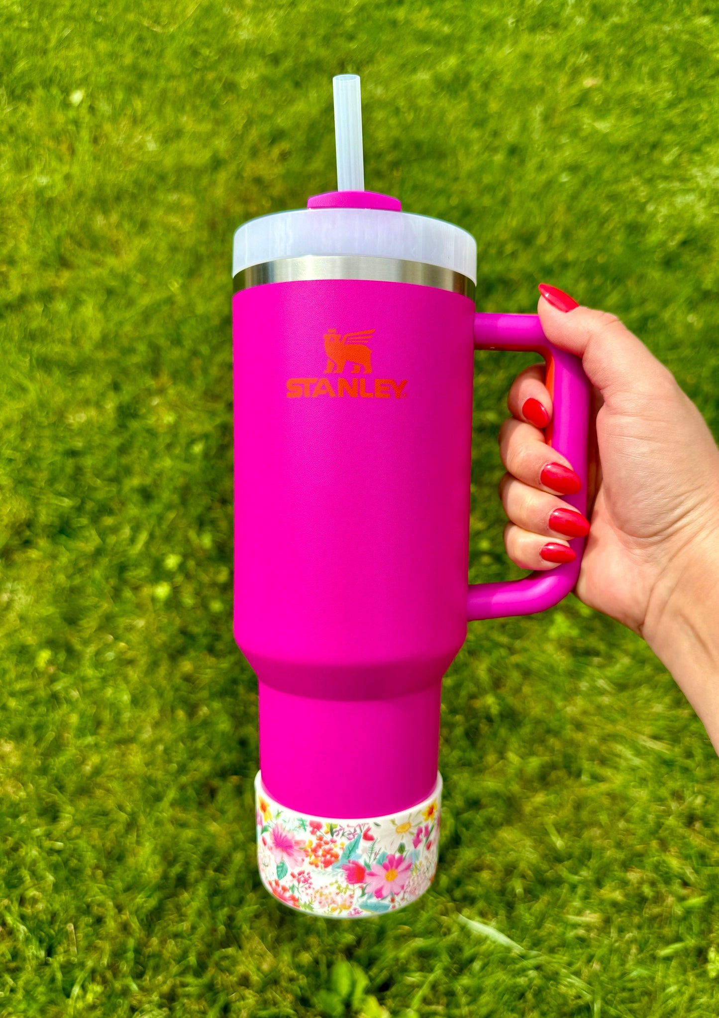 Wildflower Meadow - Silicone Stanley Tumbler Boot 20-40oz