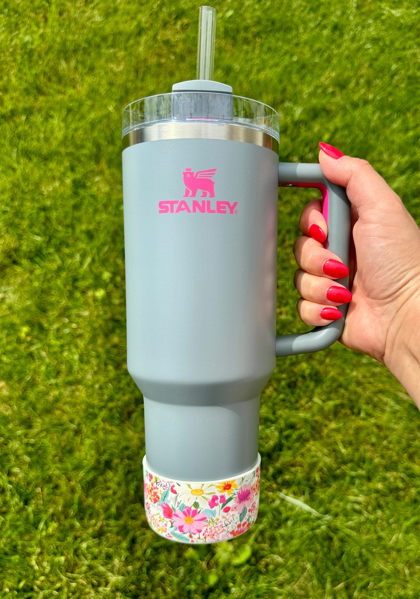 Wildflower Meadow - Silicone Stanley Tumbler Boot 20-40oz