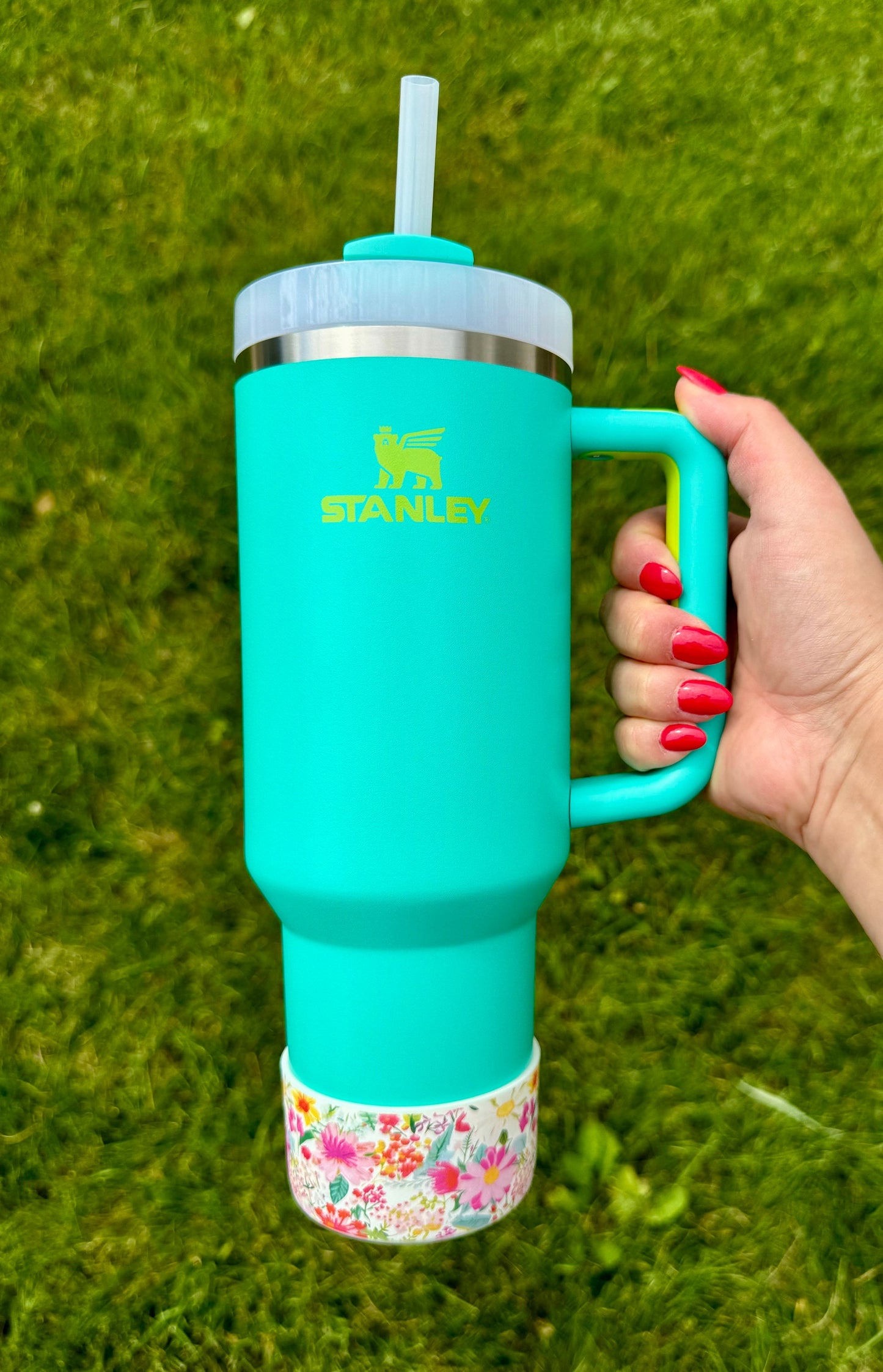 Wildflower Meadow - Silicone Stanley Tumbler Boot 20-40oz