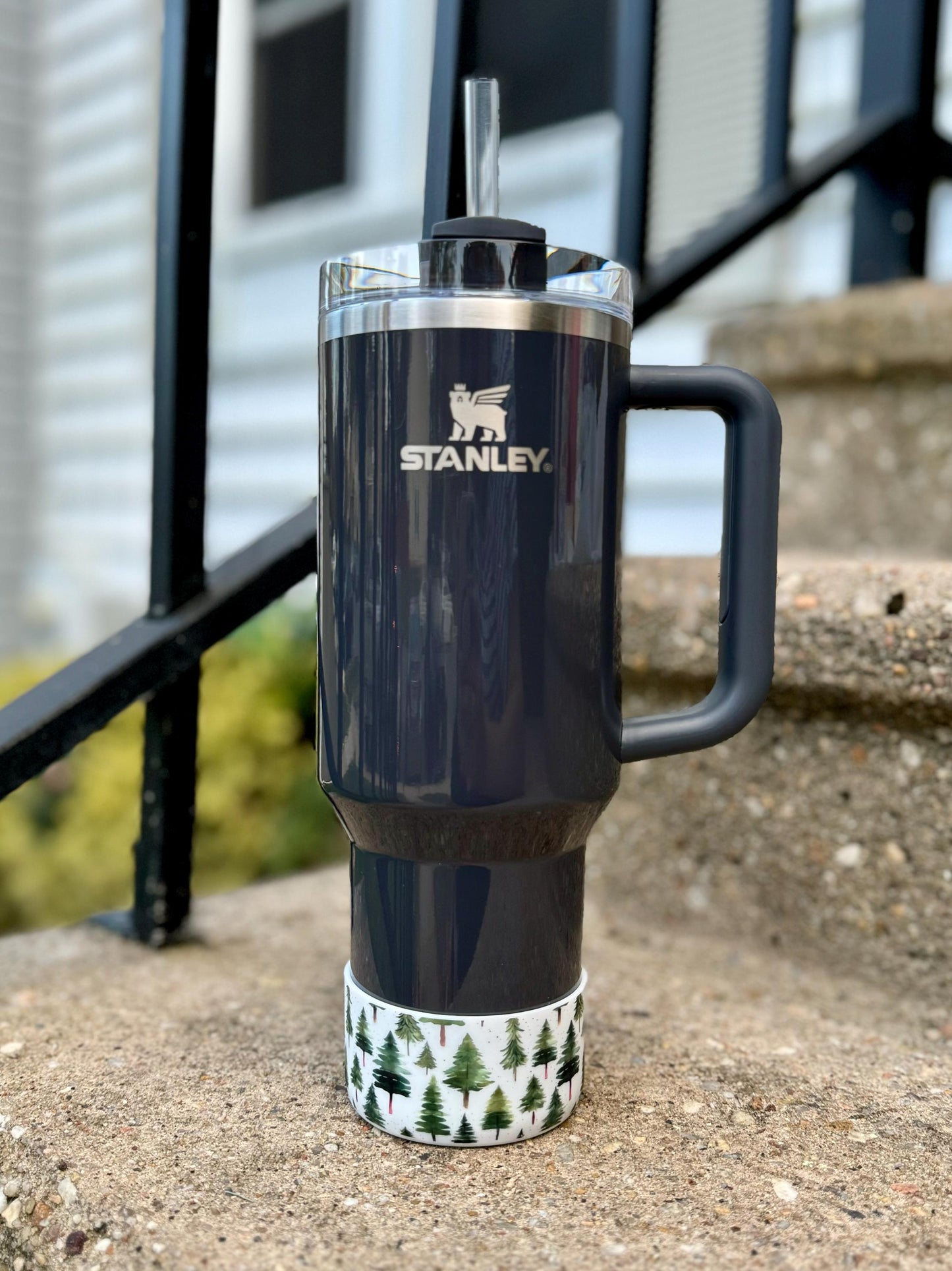 Winter Evergreens - Silicone Stanley Tumbler Boot 20-40oz