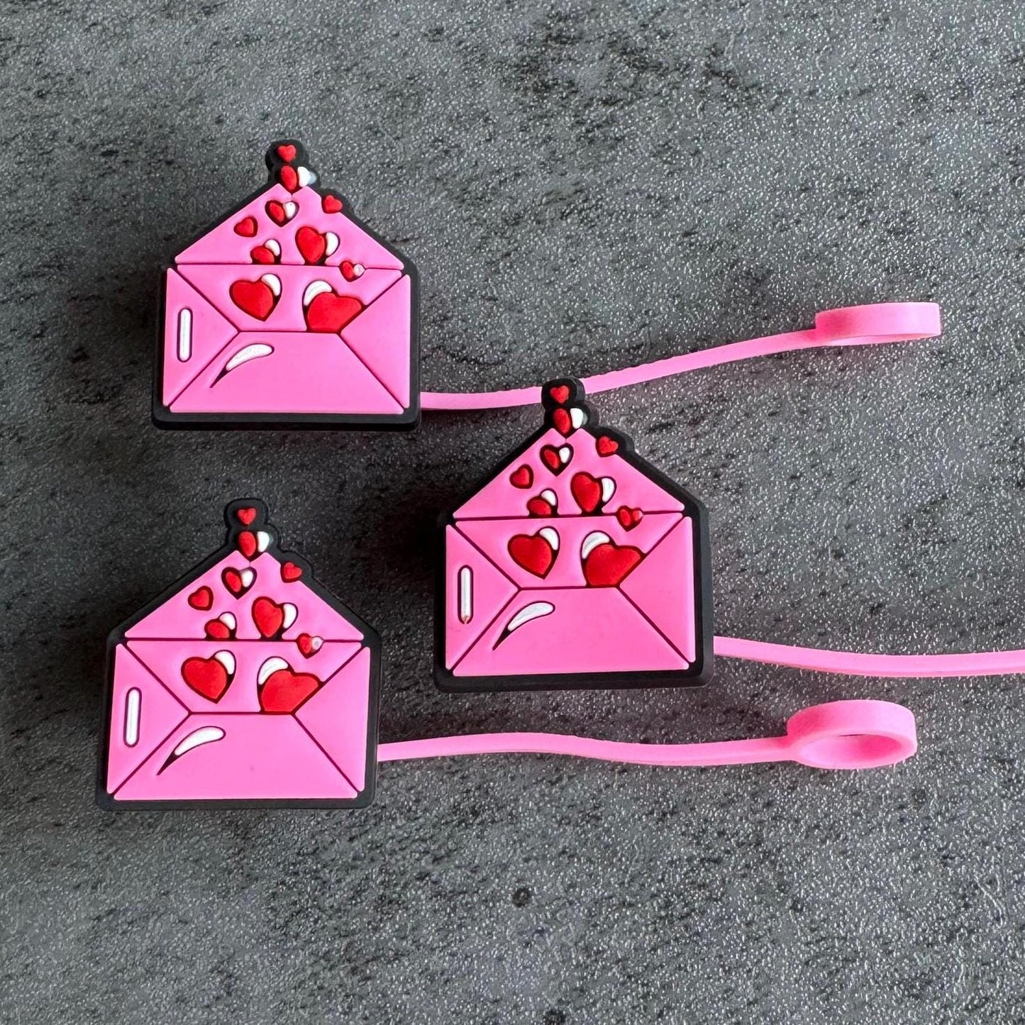 Love Letter 10mm Straw Topper