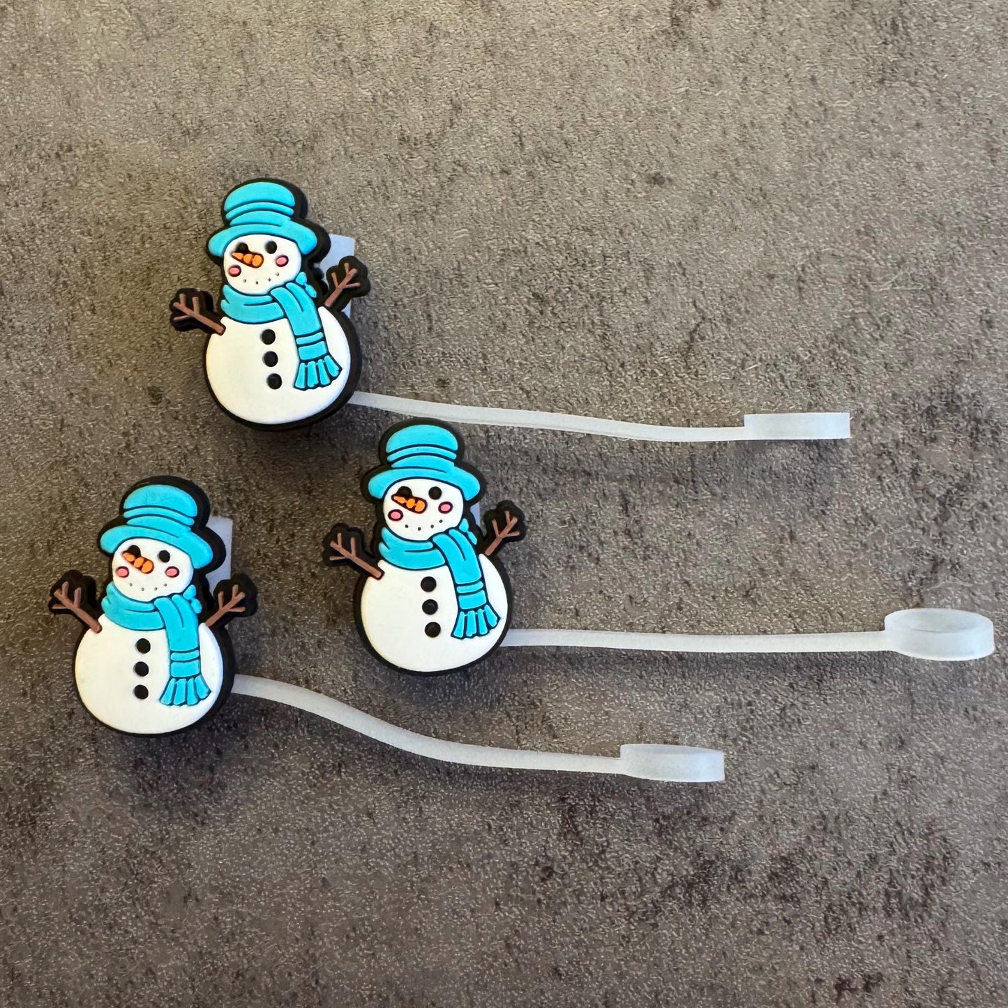 Snowman 10mm Straw Topper