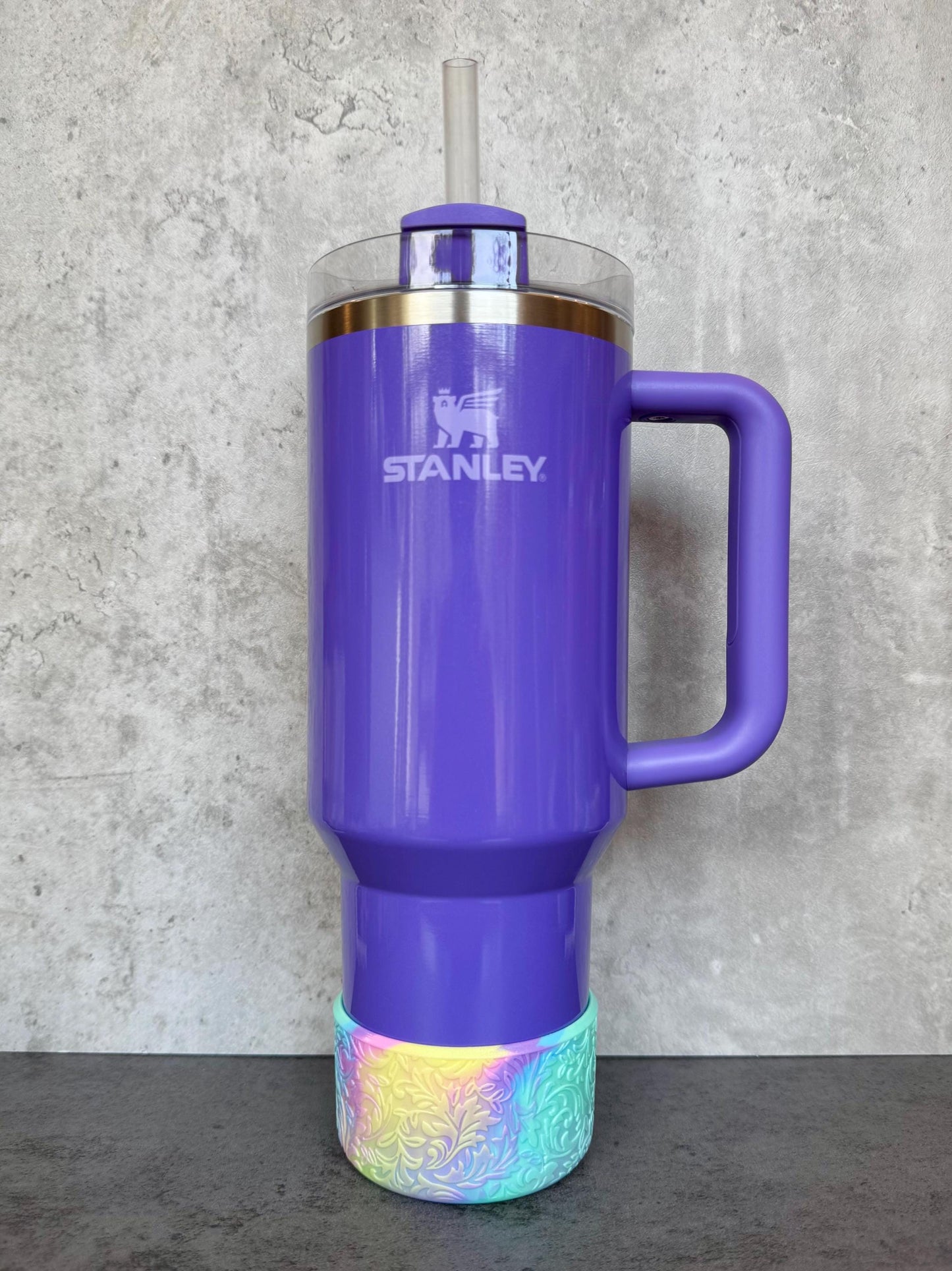 The Baroque Collection - Pastel Blend Shimmer - Silicone Tumbler Boot 20-40oz