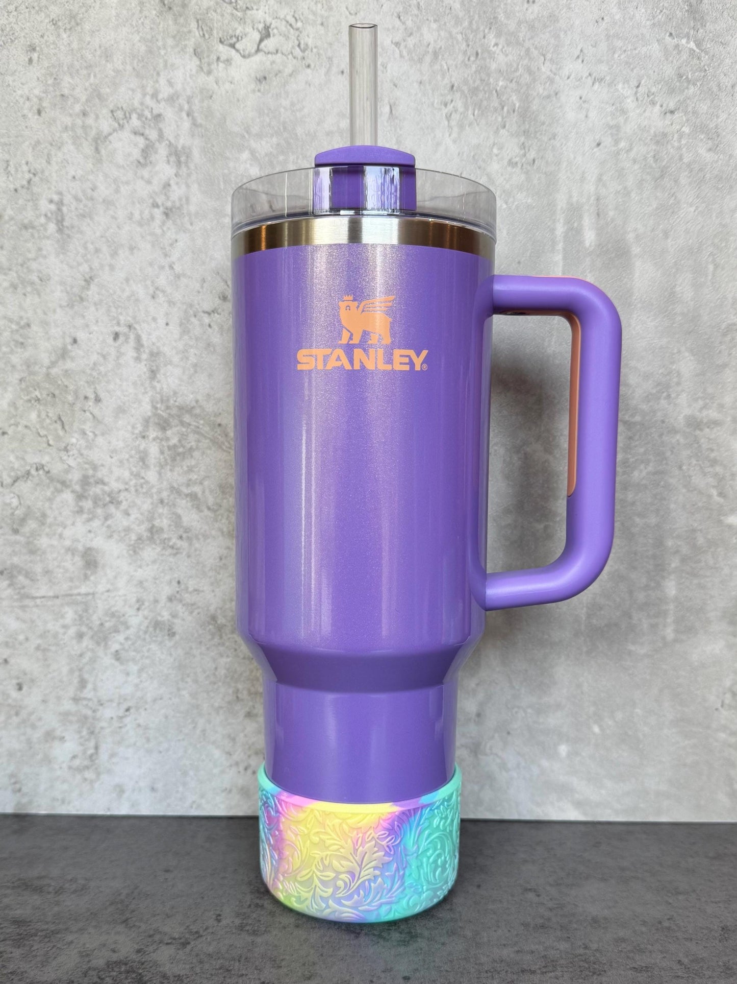 The Baroque Collection - Pastel Blend Shimmer - Silicone Tumbler Boot 20-40oz