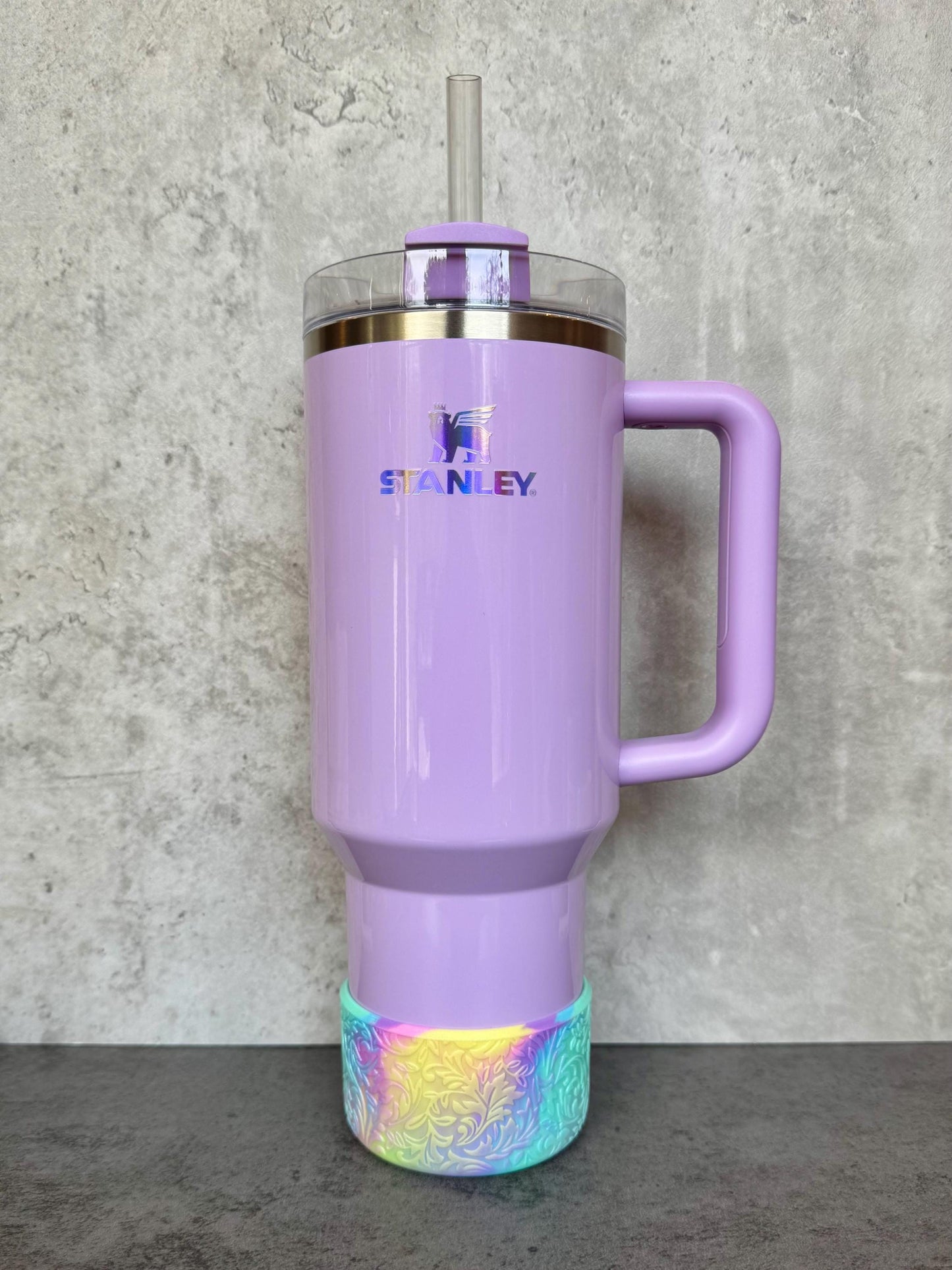 The Baroque Collection - Pastel Blend Shimmer - Silicone Tumbler Boot 20-40oz