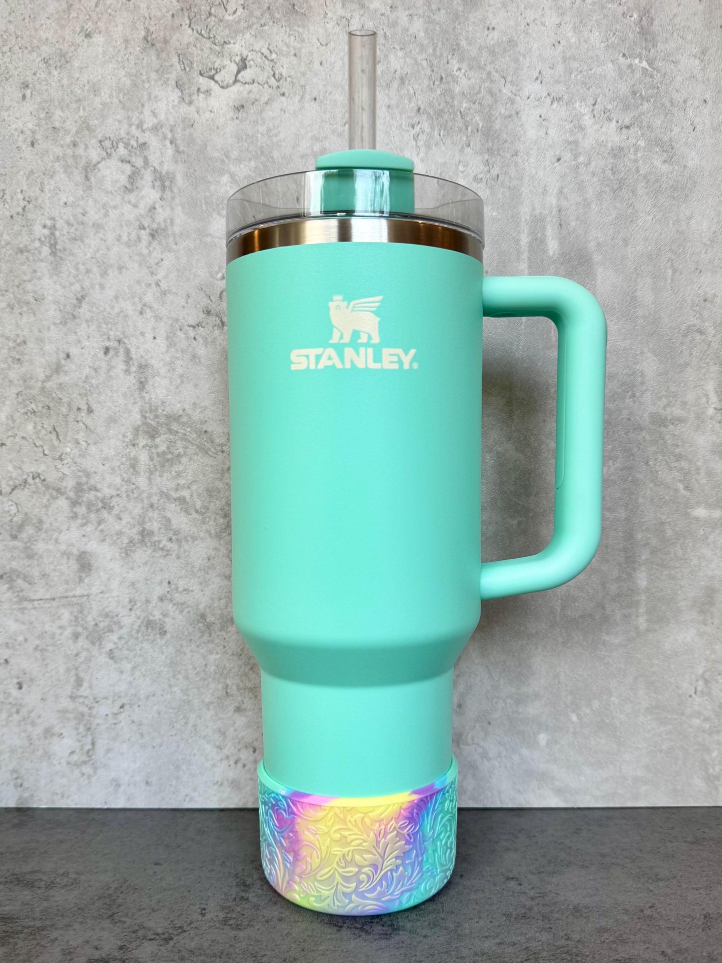 The Baroque Collection - Pastel Blend Shimmer - Silicone Tumbler Boot 20-40oz