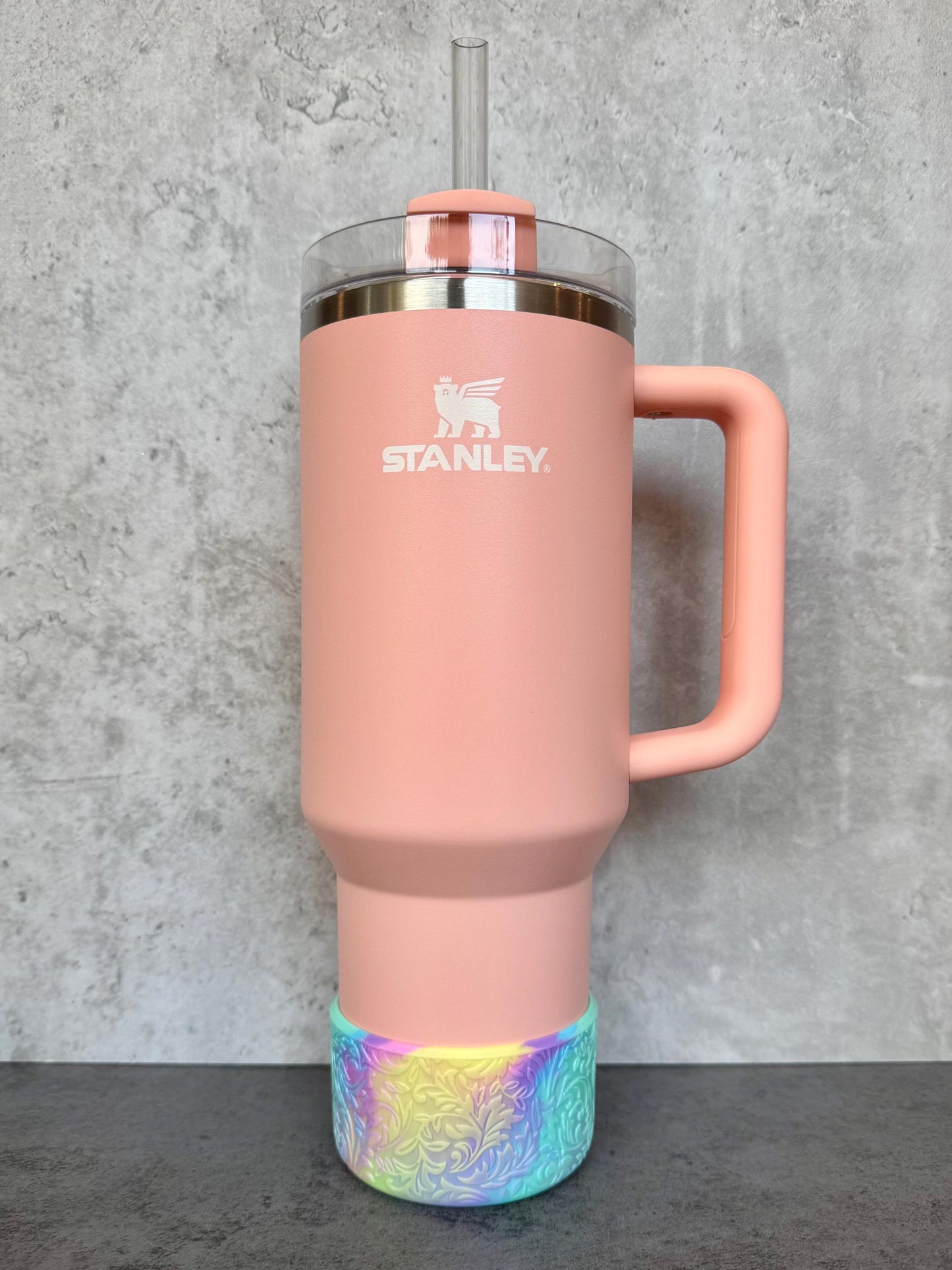 The Baroque Collection - Pastel Blend Shimmer - Silicone Tumbler Boot 20-40oz