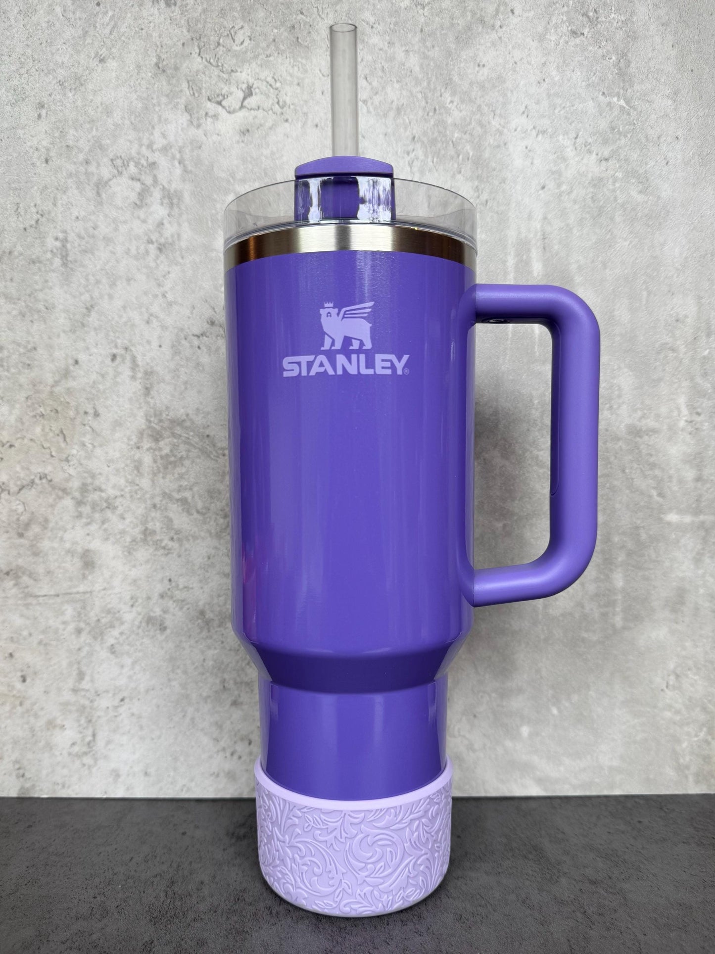 The Baroque Collection - Iris - Silicone Stanley Tumbler Boot 20-40oz