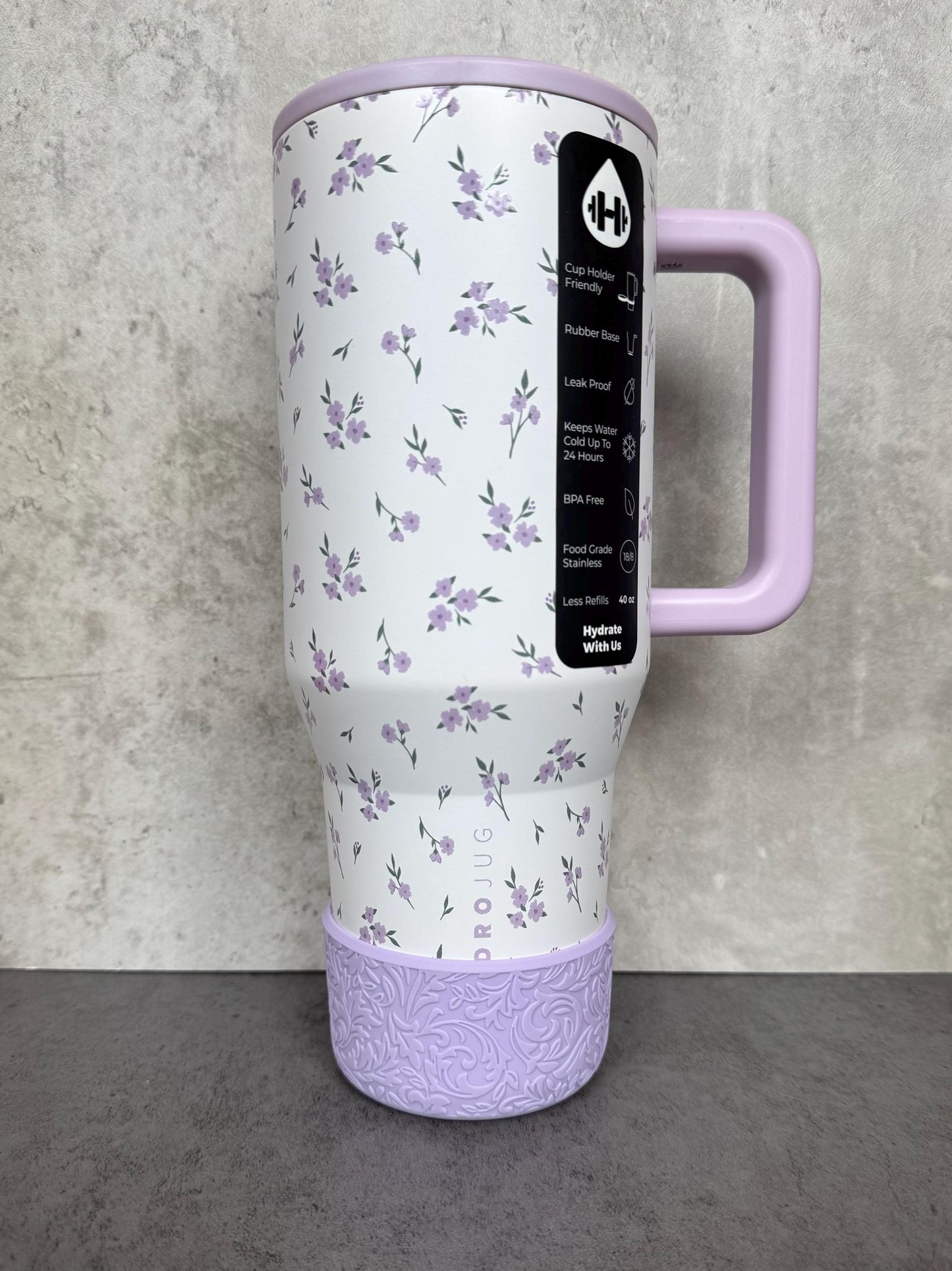 The Baroque Collection - Iris - Silicone Stanley Tumbler Boot 20-40oz