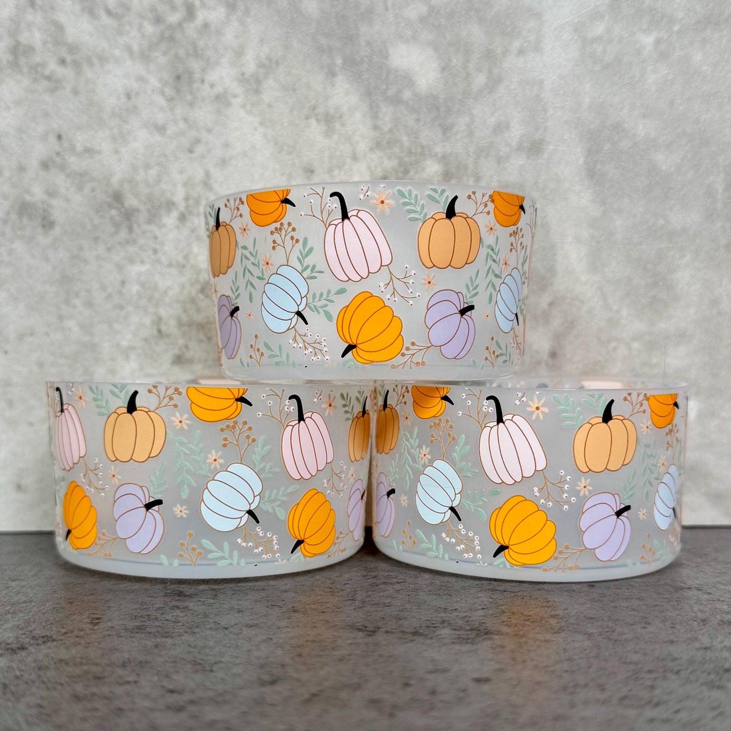 Macaron Pumpkins - 3D Silicone Tumbler Boot 20-40oz