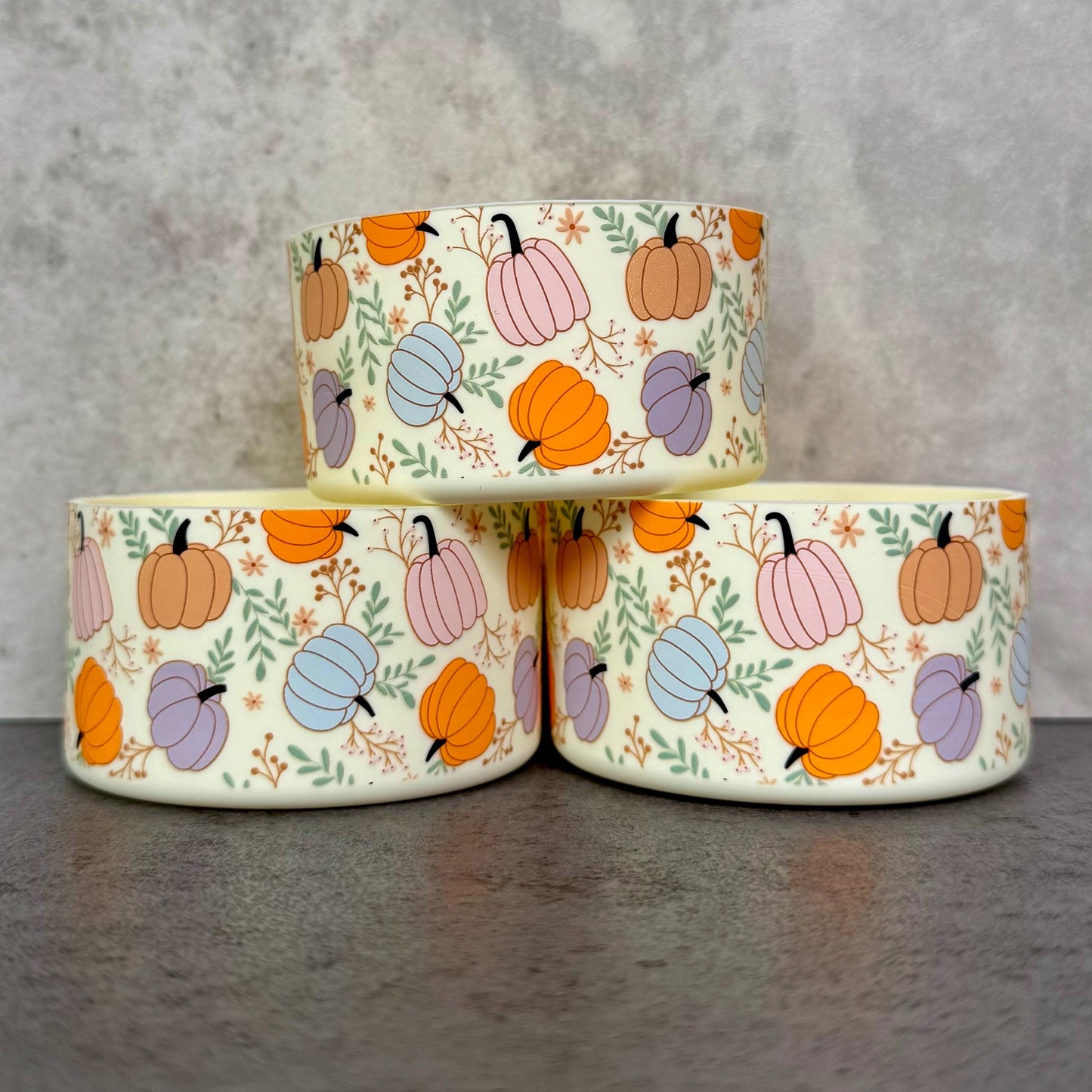 Macaron Pumpkins - 3D Silicone Tumbler Boot 20-40oz