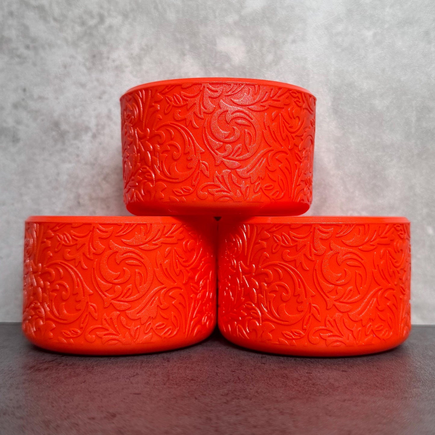The Baroque Collection - Brilliant Orange - Silicone Tumbler Boot 20-40oz
