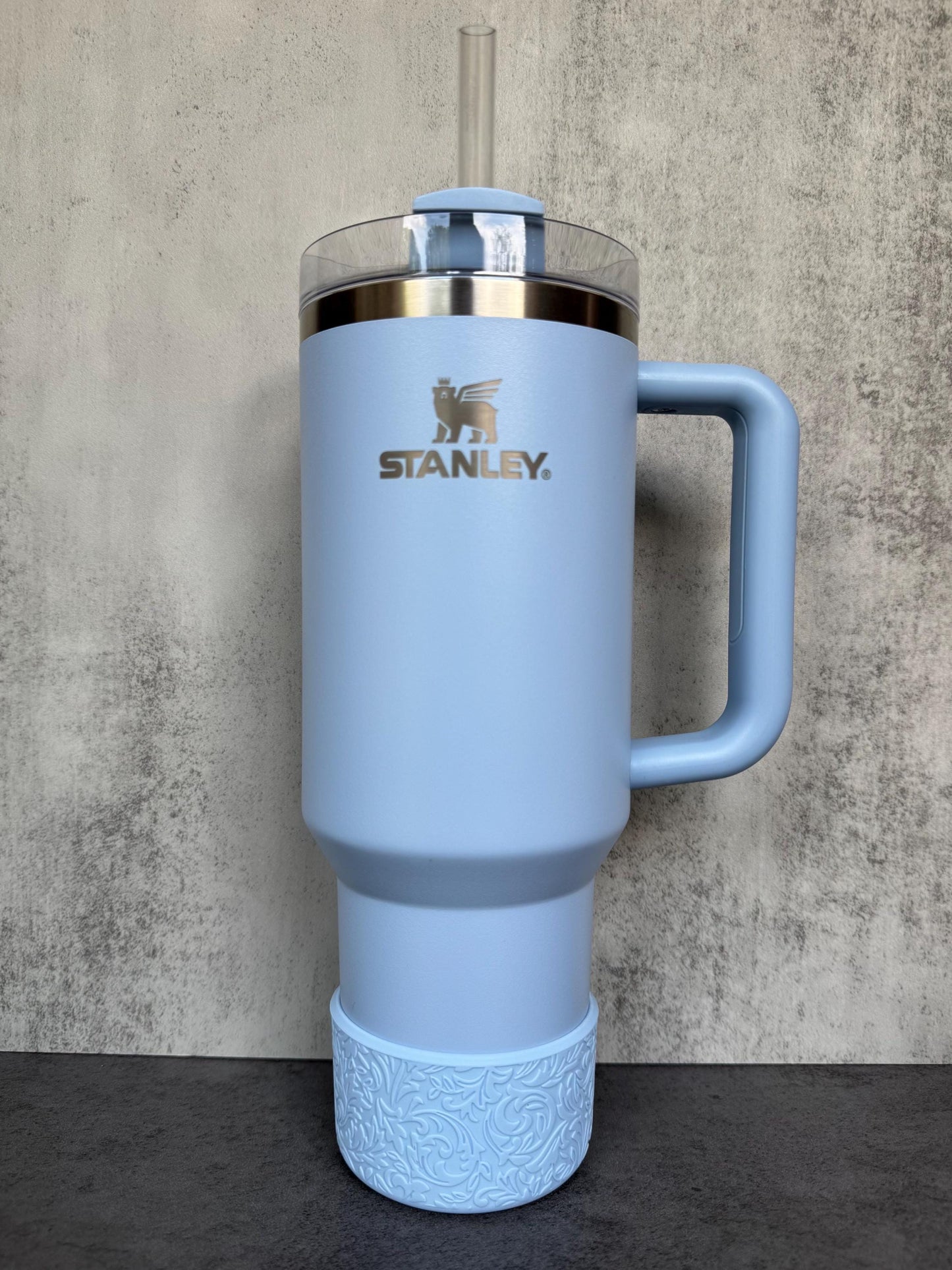 The Baroque Collection - French Blue - Silicone Tumbler Boot 20-40oz