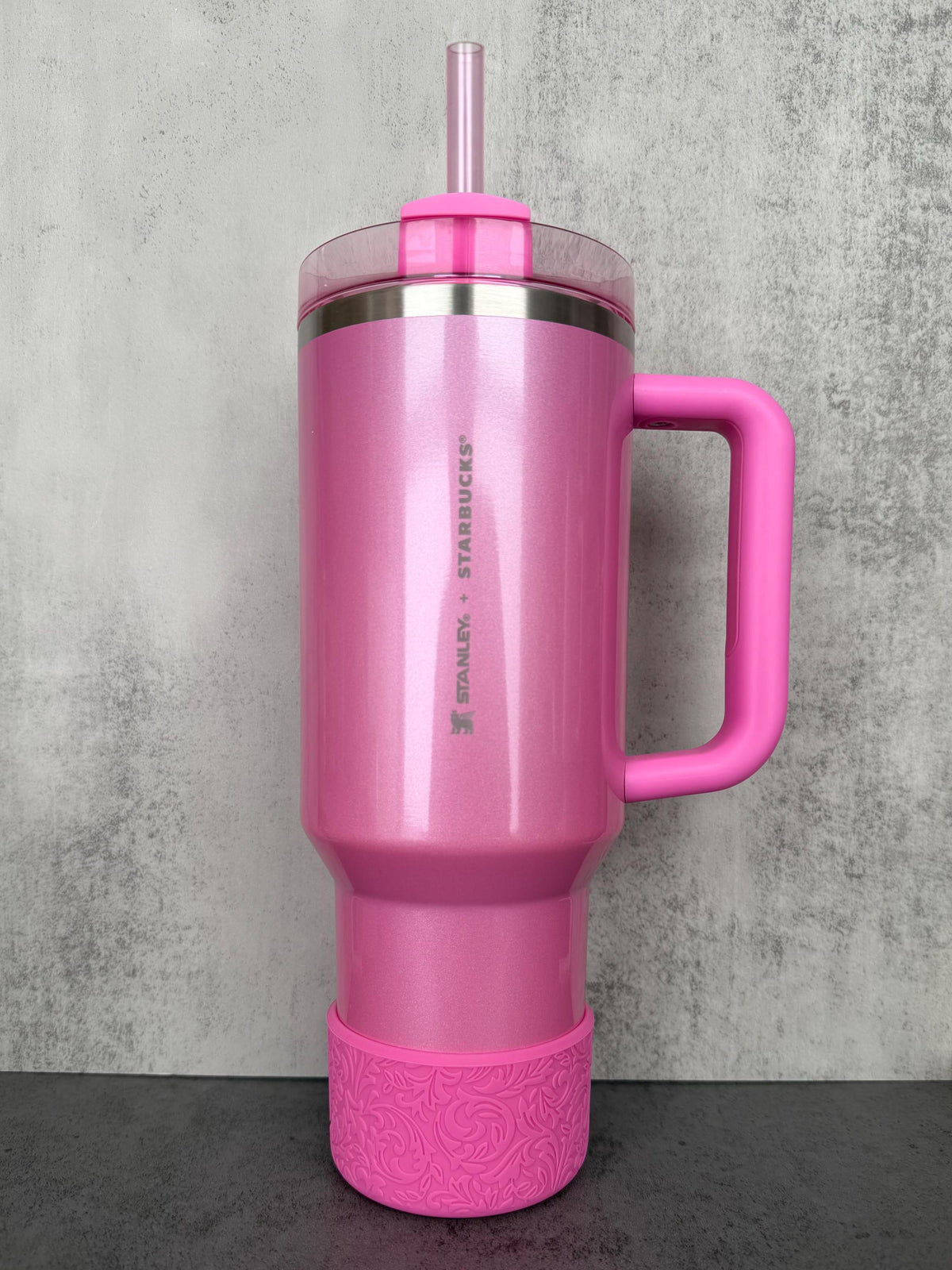 The Baroque Collection - Pixie Pink - Silicone Tumbler Boot 20-40oz