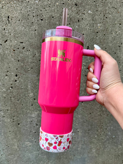 Galentines - Belle and Sage Co. x The Sweet Starling Co - 3D Silicone Tumbler Boot 20-40oz