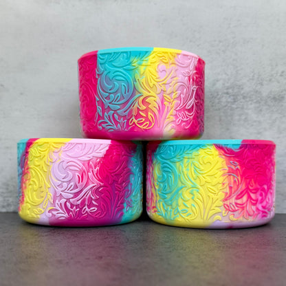 The Baroque Collection - Tropical Summer Blend - Silicone Tumbler Boot 20-40oz