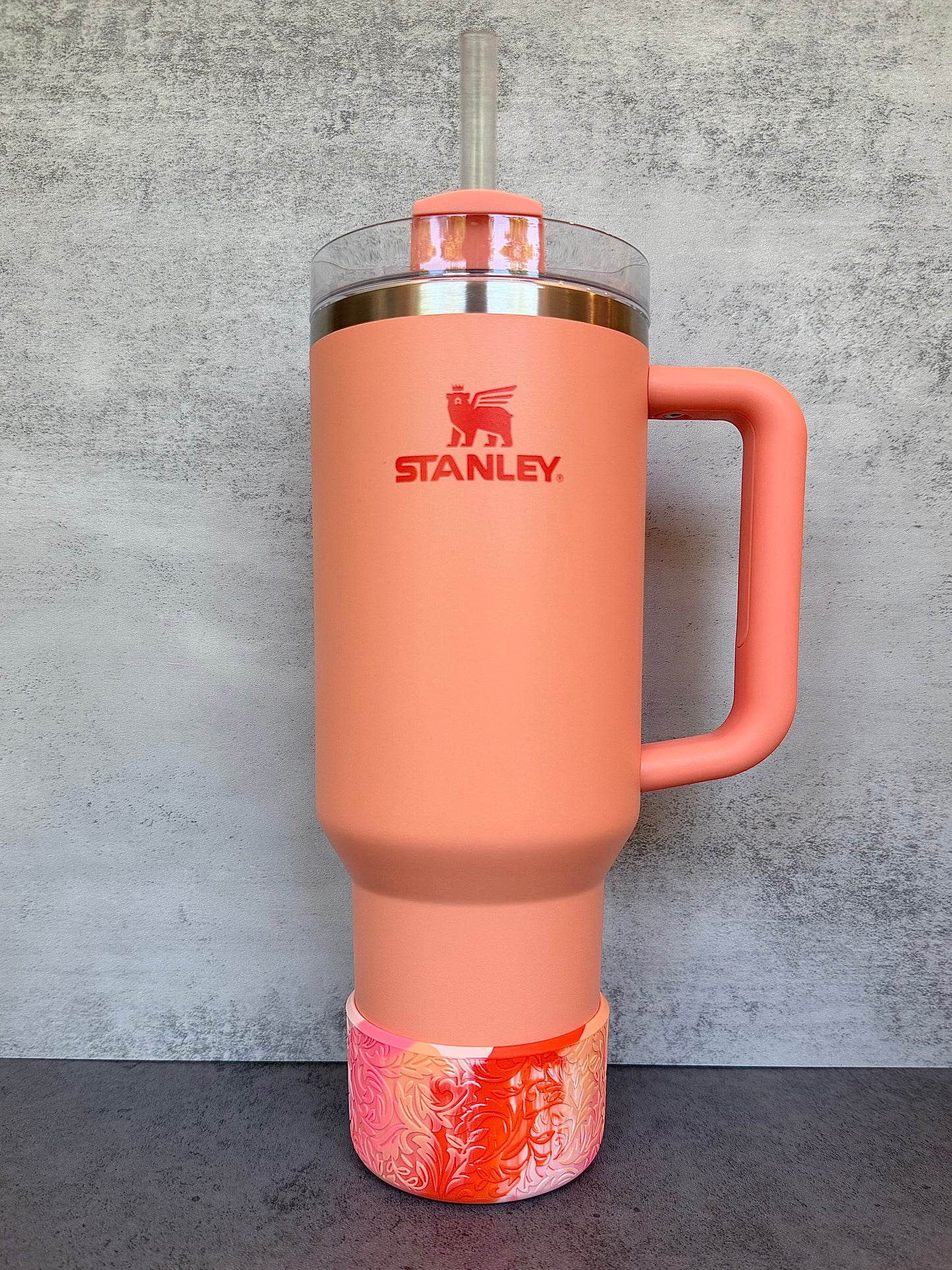 The Baroque Collection - Juicy Nectarine Blend - Silicone Tumbler Boot 20-40oz