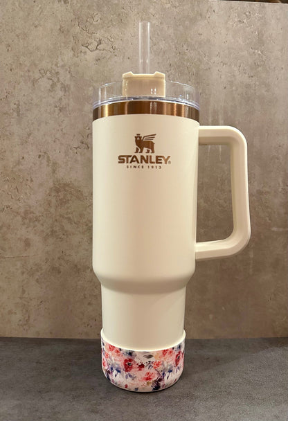 Farmhouse Floral - Silicone Stanley Tumbler Boot 20-40oz