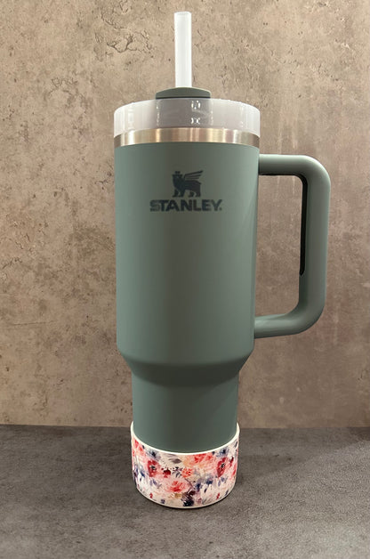 Farmhouse Floral - Silicone Stanley Tumbler Boot 20-40oz