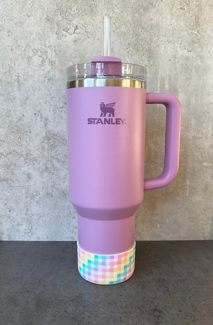 Pastel Picnic - Silicone Stanley Tumbler Boot 20-40oz