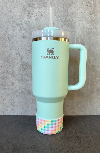 Pastel Picnic - Silicone Stanley Tumbler Boot 20-40oz