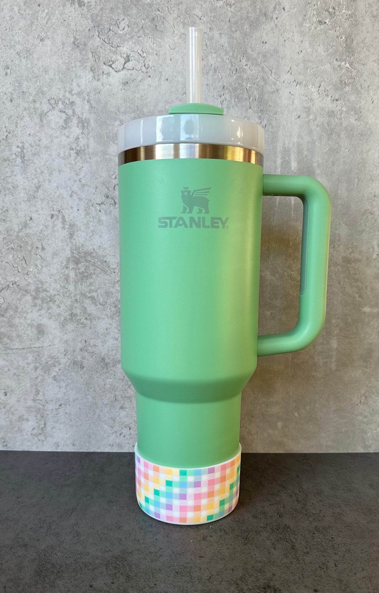 Pastel Picnic - Silicone Stanley Tumbler Boot 20-40oz