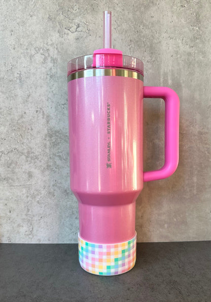 Pastel Picnic - Silicone Stanley Tumbler Boot 20-40oz