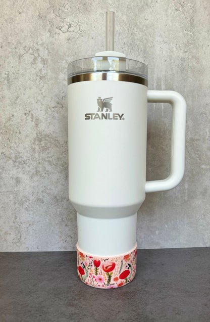 Carnelian Floral - Silicone Stanley Tumbler Boot 20-40oz