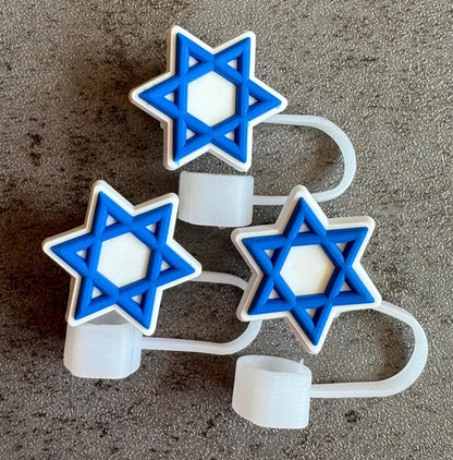 Star of David 10mm Straw Topper