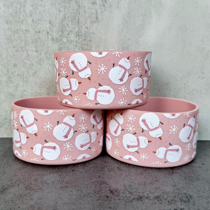 Rosy Snow Day - 3D Silicone Stanley Tumbler Boot 20-40oz