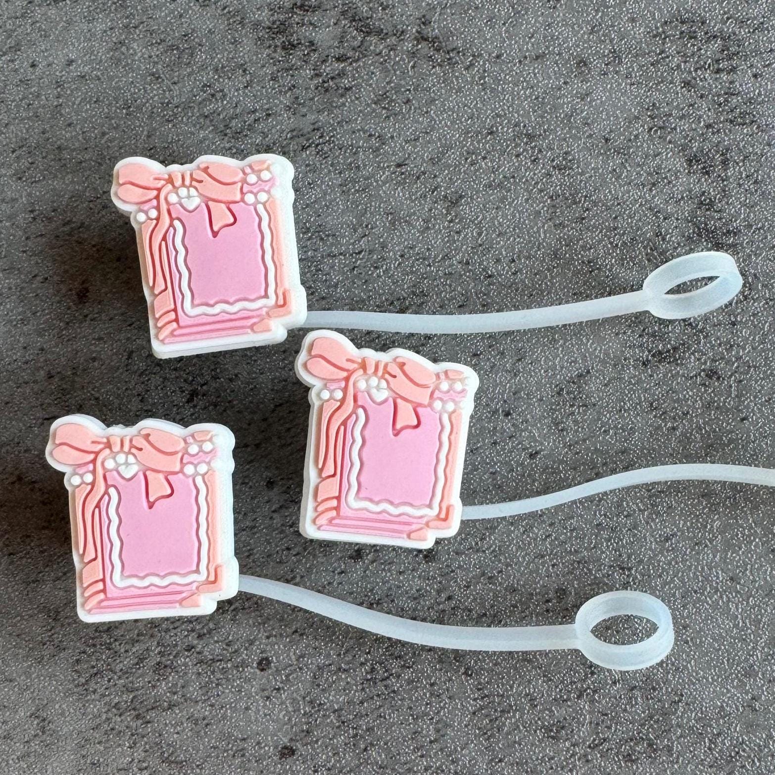 Girly Book Lover 10mm Straw Topper