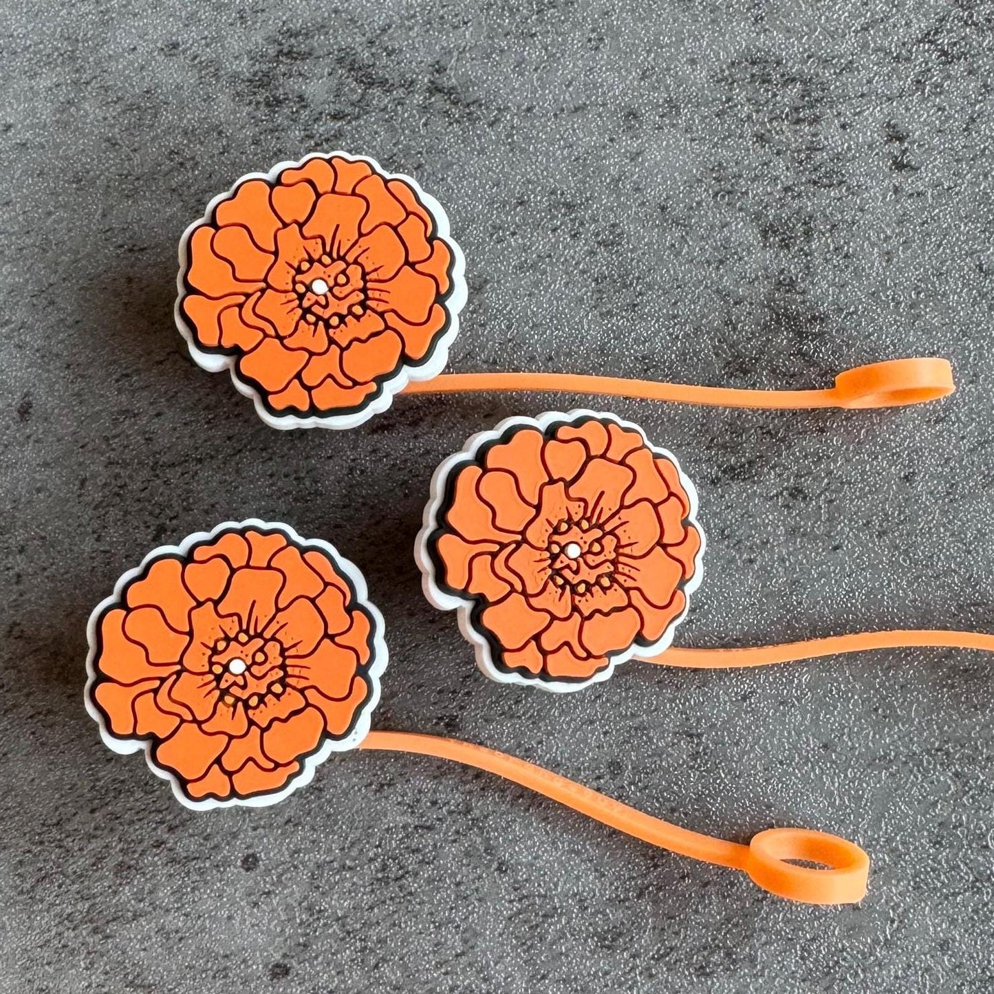 Marigold 10mm Straw Topper