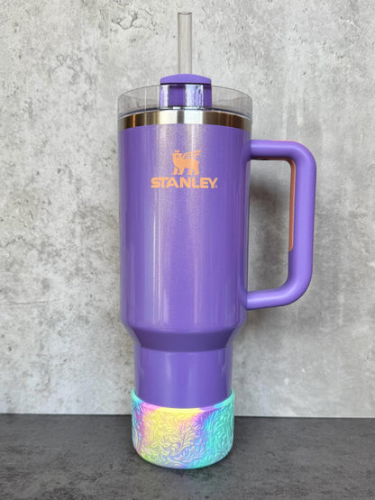 The Baroque Collection - Pastel Blend Shimmer - Silicone Tumbler Boot 20-40oz