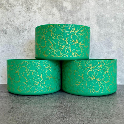 Vintage Magnolia EMERALD - Silicone Tumbler Boot 20-40oz