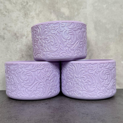 The Baroque Collection - Iris Shimmer - Silicone Stanley Tumbler Boot 20-40oz