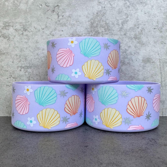 Summer Seashells - Silicone Stanley Tumbler Boot 20-40oz