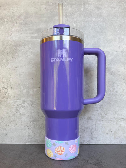 Summer Seashells - Silicone Stanley Tumbler Boot 20-40oz