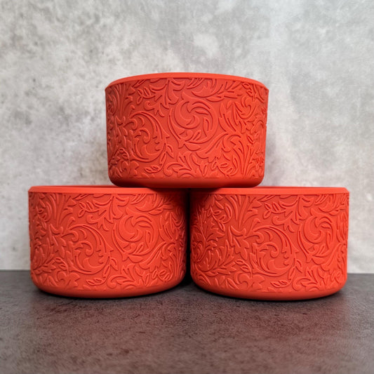 The Baroque Collection - Pumpkin Spice - Silicone Tumbler Boot 20-40oz