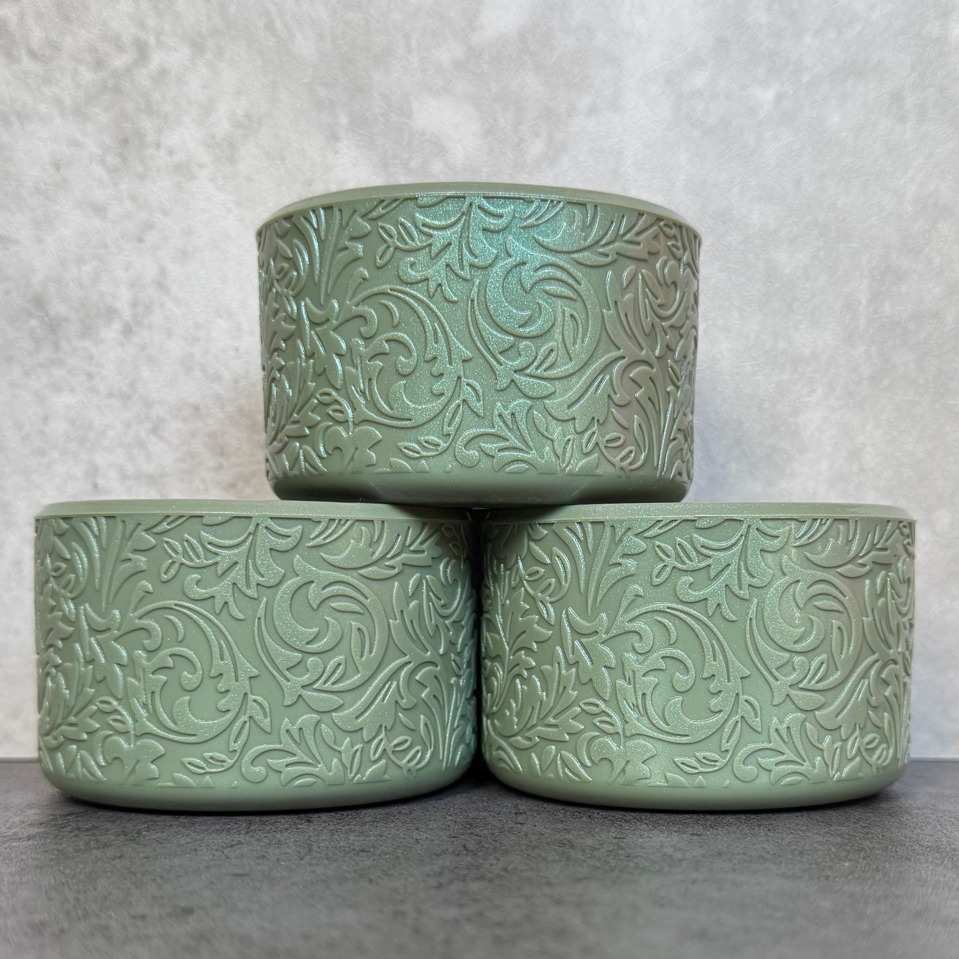 The Baroque Collection - Sage - Silicone Tumbler Boot 20-40oz