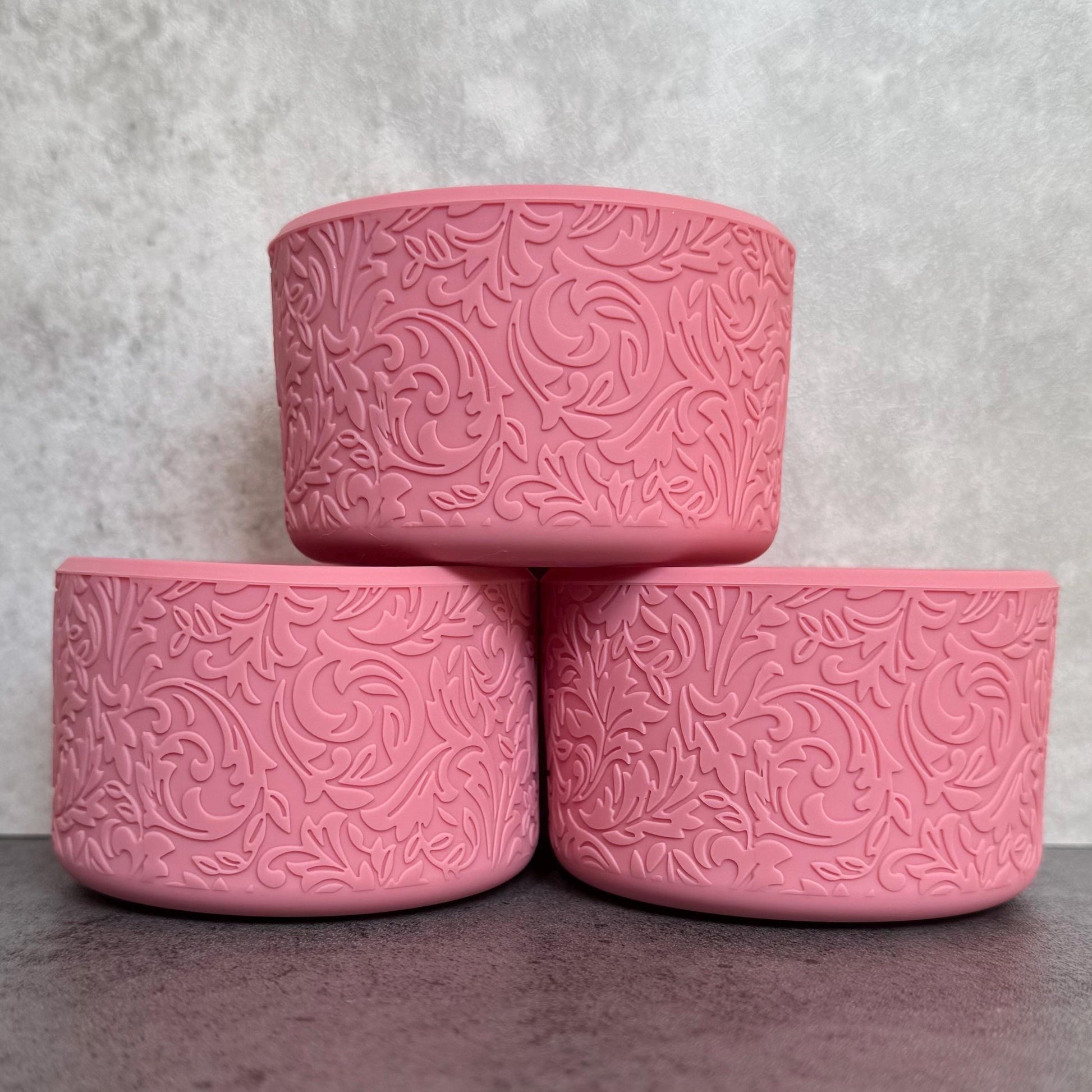 The Baroque Collection - Dusty Rose - Silicone Tumbler Boot 20-40oz