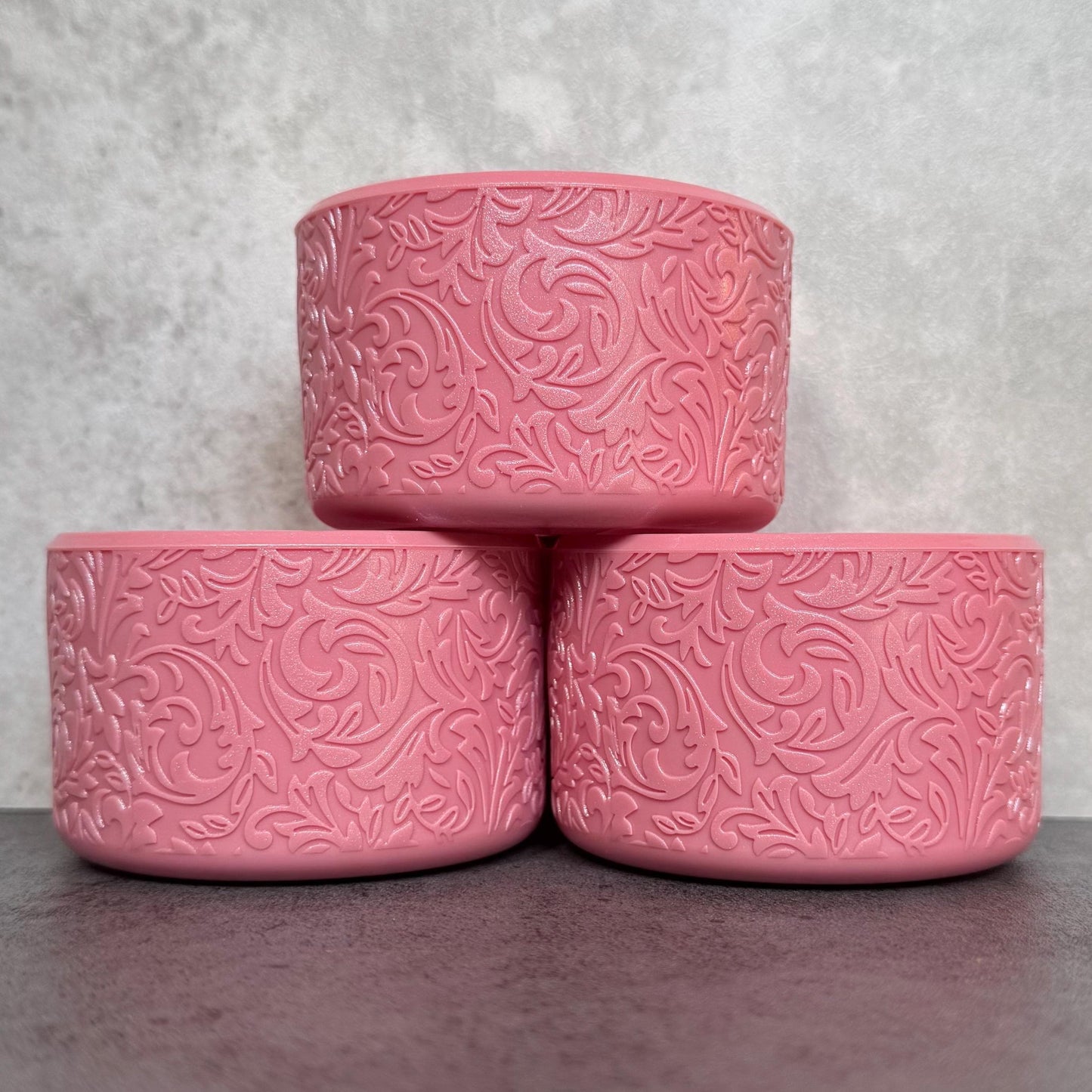 The Baroque Collection - Dusty Rose - Silicone Tumbler Boot 20-40oz