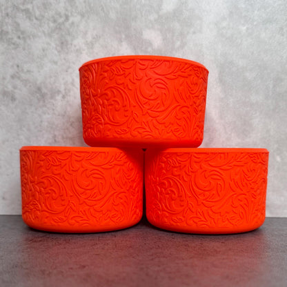 The Baroque Collection - Brilliant Orange - Silicone Tumbler Boot 20-40oz