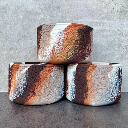 The Baroque Collection - Caramel Espresso - Silicone Tumbler Boot 20-40oz