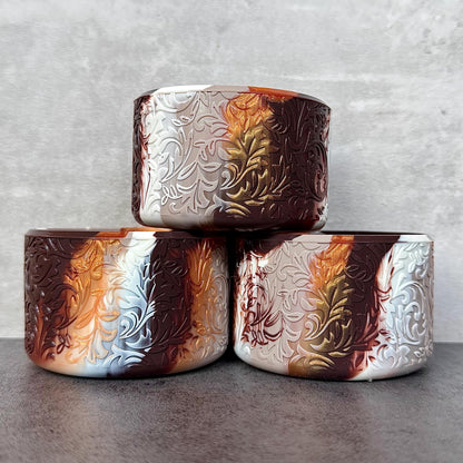 The Baroque Collection - Caramel Espresso - Silicone Tumbler Boot 20-40oz