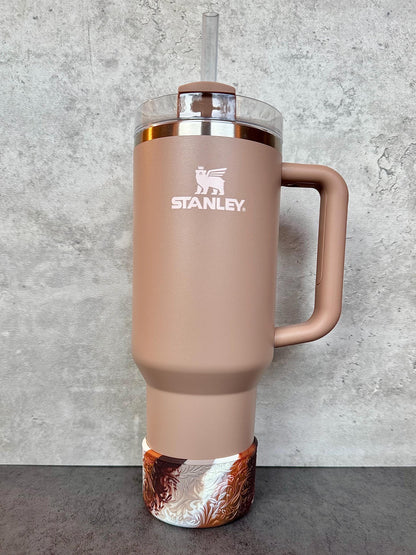 The Baroque Collection - Caramel Espresso - Silicone Tumbler Boot 20-40oz