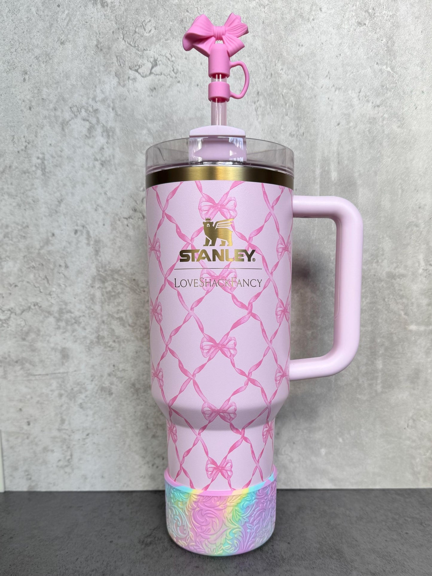 The Baroque Collection - Cotton Candy Clouds - Silicone Tumbler Boot 20-40oz