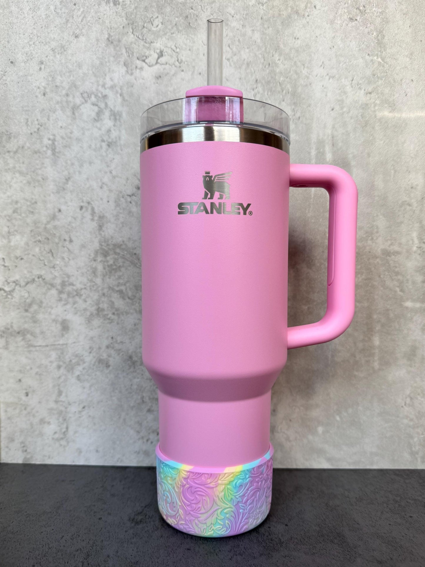 The Baroque Collection - Cotton Candy Clouds - Silicone Tumbler Boot 20-40oz